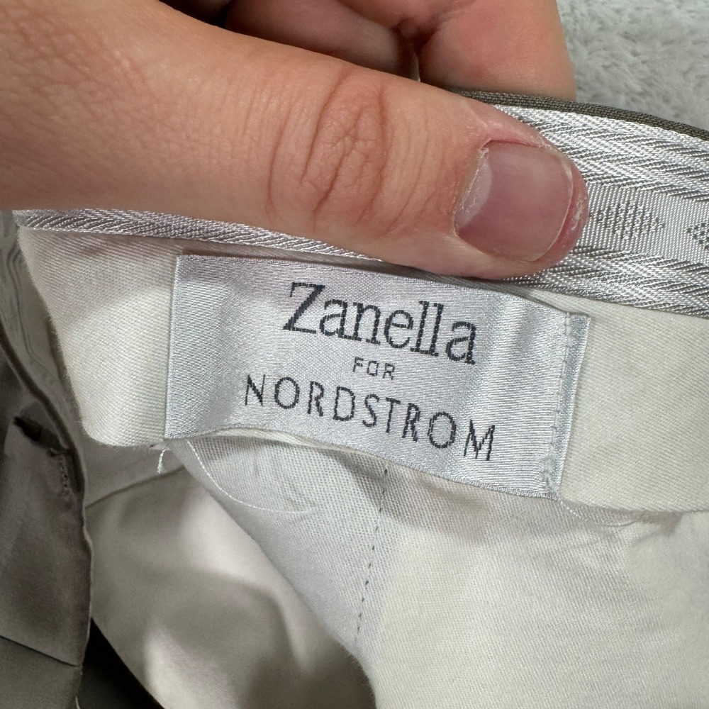 Zanella Todd Wool Dress Pants Trousers Mens 36x25 Short Casual Old School EUC - Picture 5 of 12